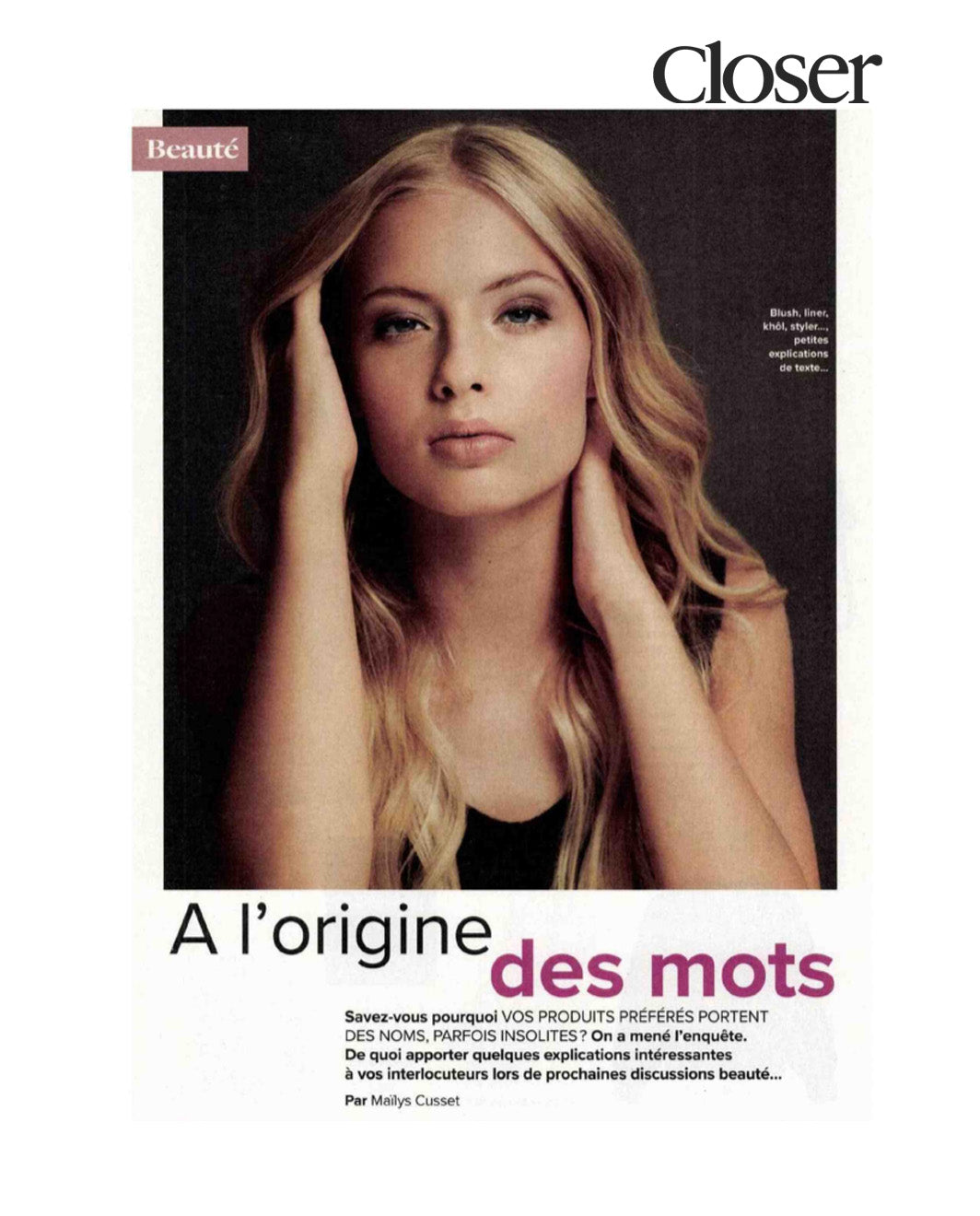 Eclo dans Closer Magazine – 17 janvier 2025