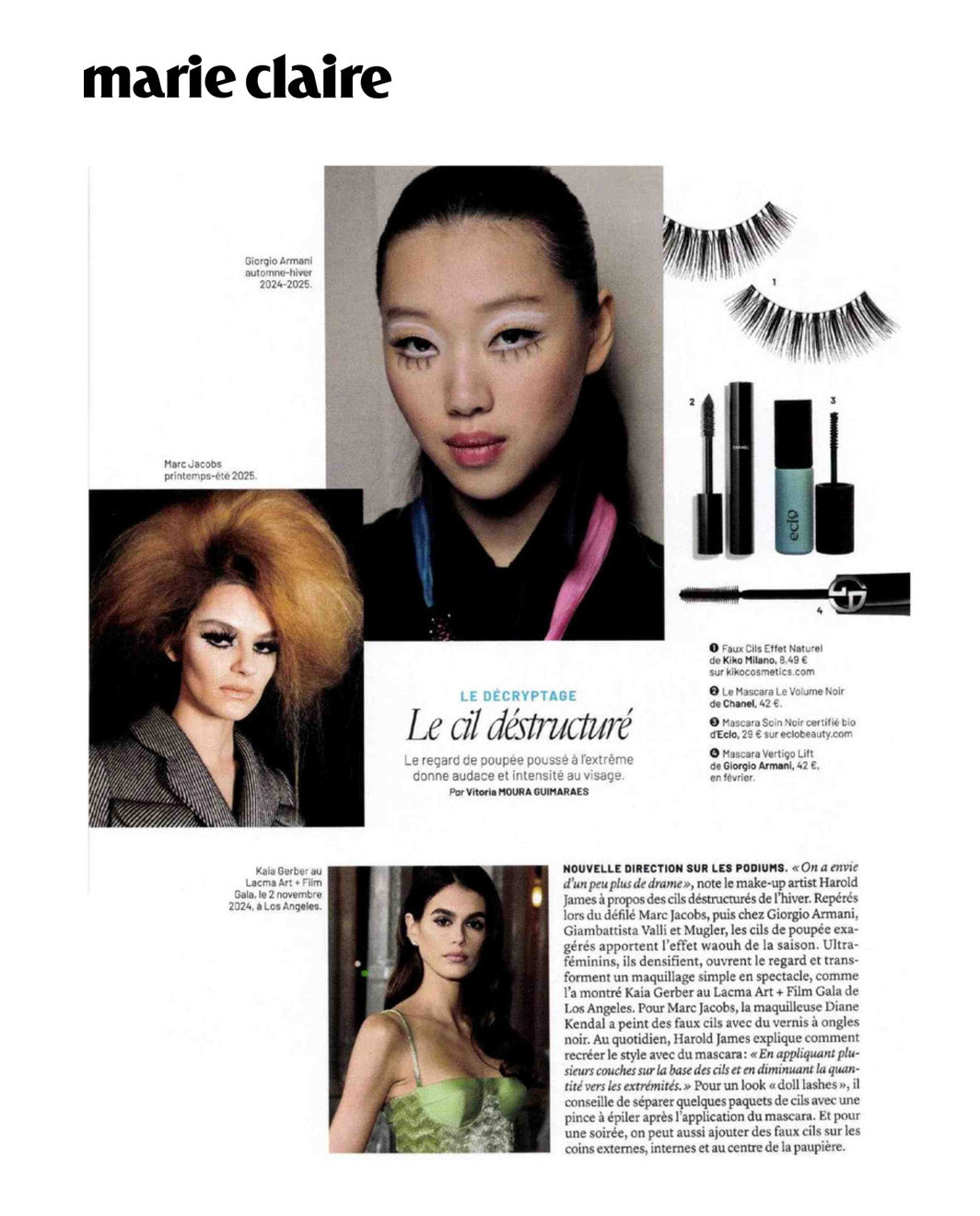 ECLO dans Marie Claire magazine - Février 2025