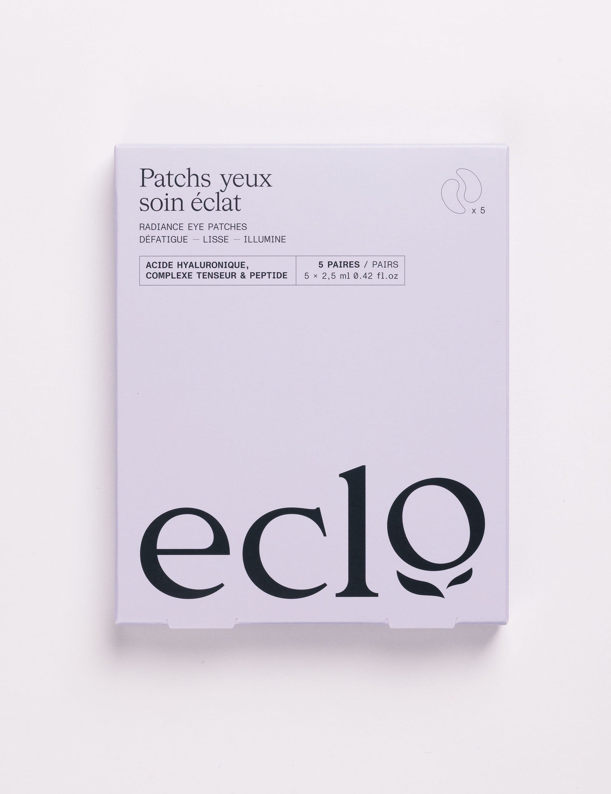 Patchs yeux soin éclat