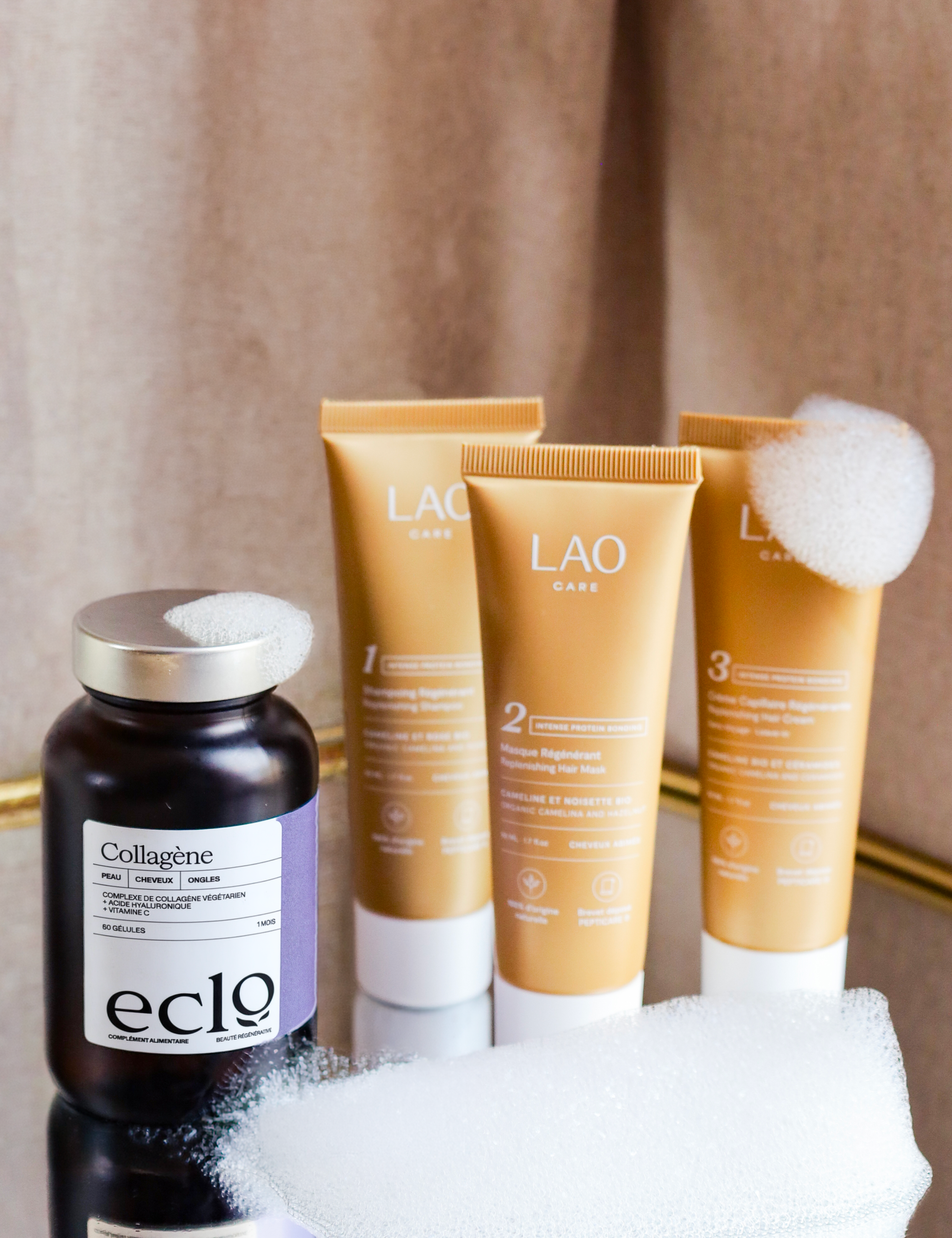 Routine Cheveux Régénérante IN & OUT Eclo x LAO CARE