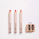 Lot de 3 Crayons lèvres, joues et paupières