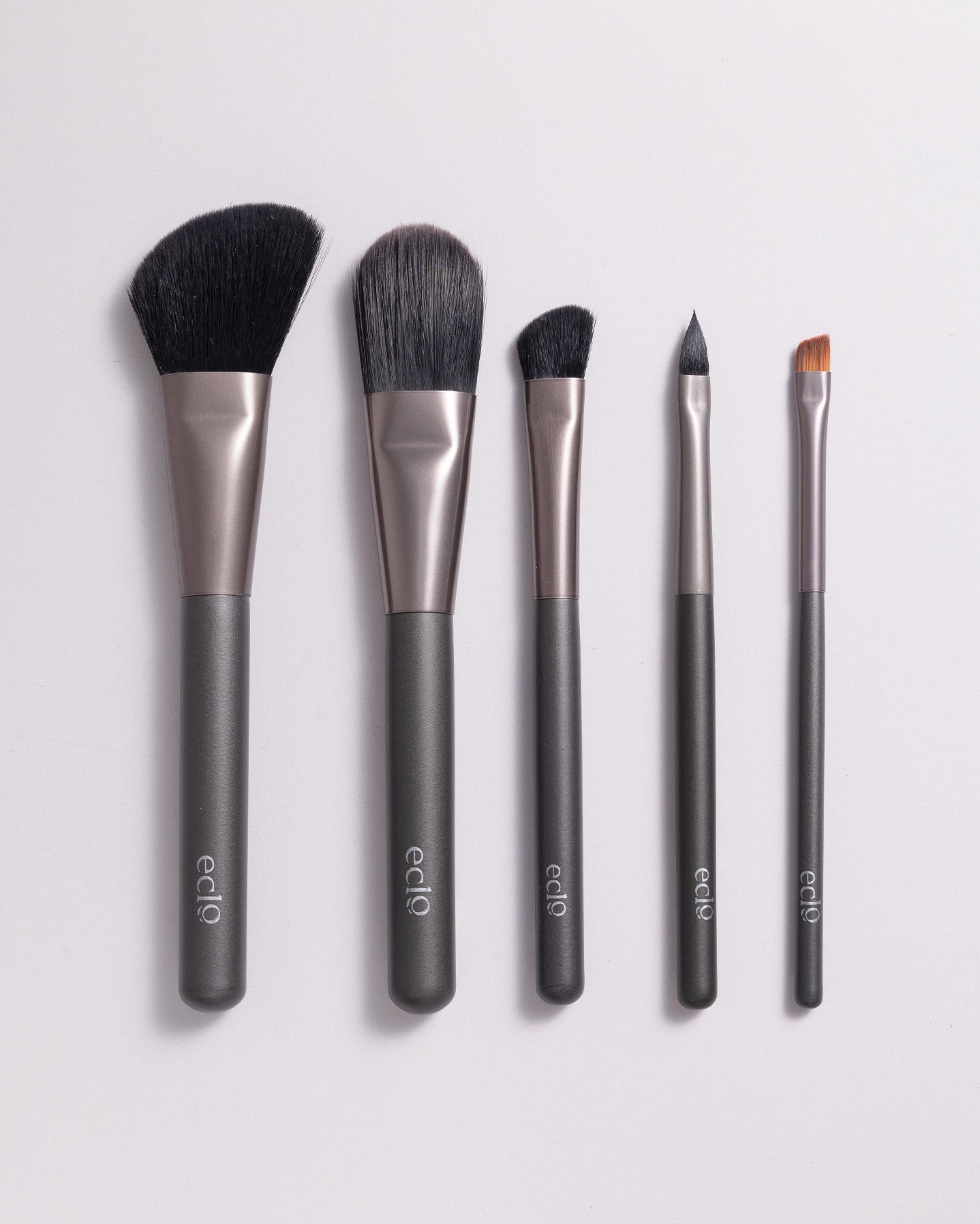 Kit 5 Pinceaux Maquillage Éco-Responsables